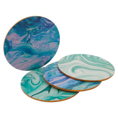 Mimo Set Of 4 Cork Coasters