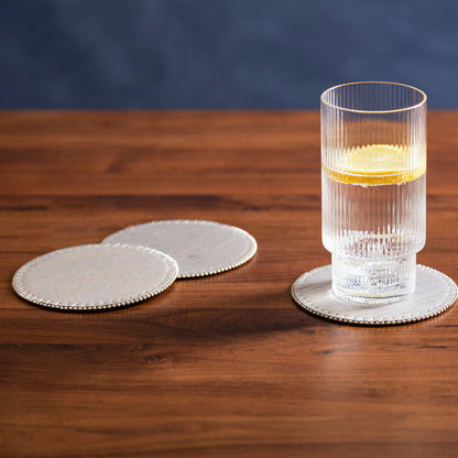 Knightsbridge Set Of 4 Round Coasters