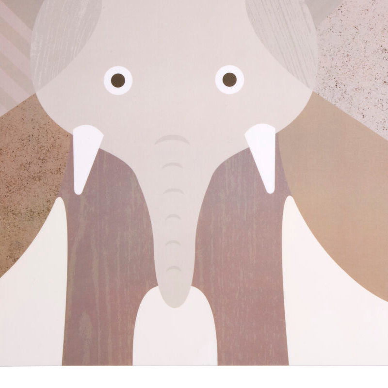 Effy Set Of 2 Elephant Placemat And Coaster