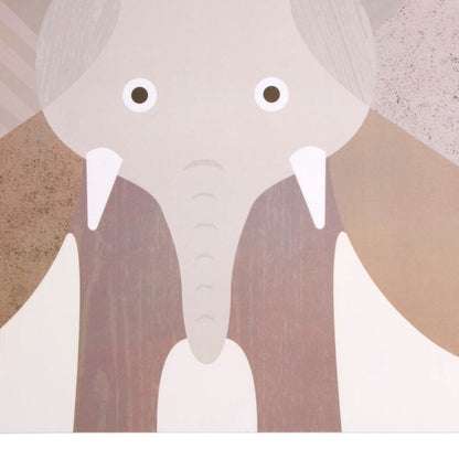 Effy Set Of 2 Elephant Placemat And Coaster