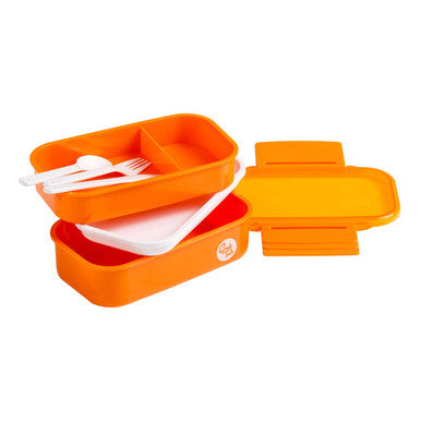 Grub Tub Orange 2 Tier Lunch Box