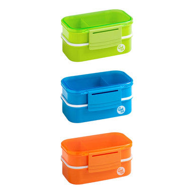Grub Tub Orange 2 Tier Lunch Box