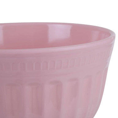 Alden Melamine Large Pink Mixing Bowl