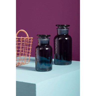 Apothecary Large Smoke Grey Reagent Bottle