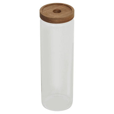 Freska Glass Jar with Acacia Wood Lid 1600ml