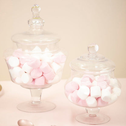 Olivia Clear Glass Candy Large Storage Jar
