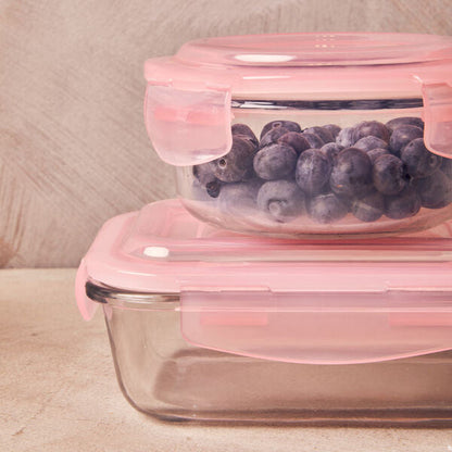 Freska 640Ml Rectangular Glass Container