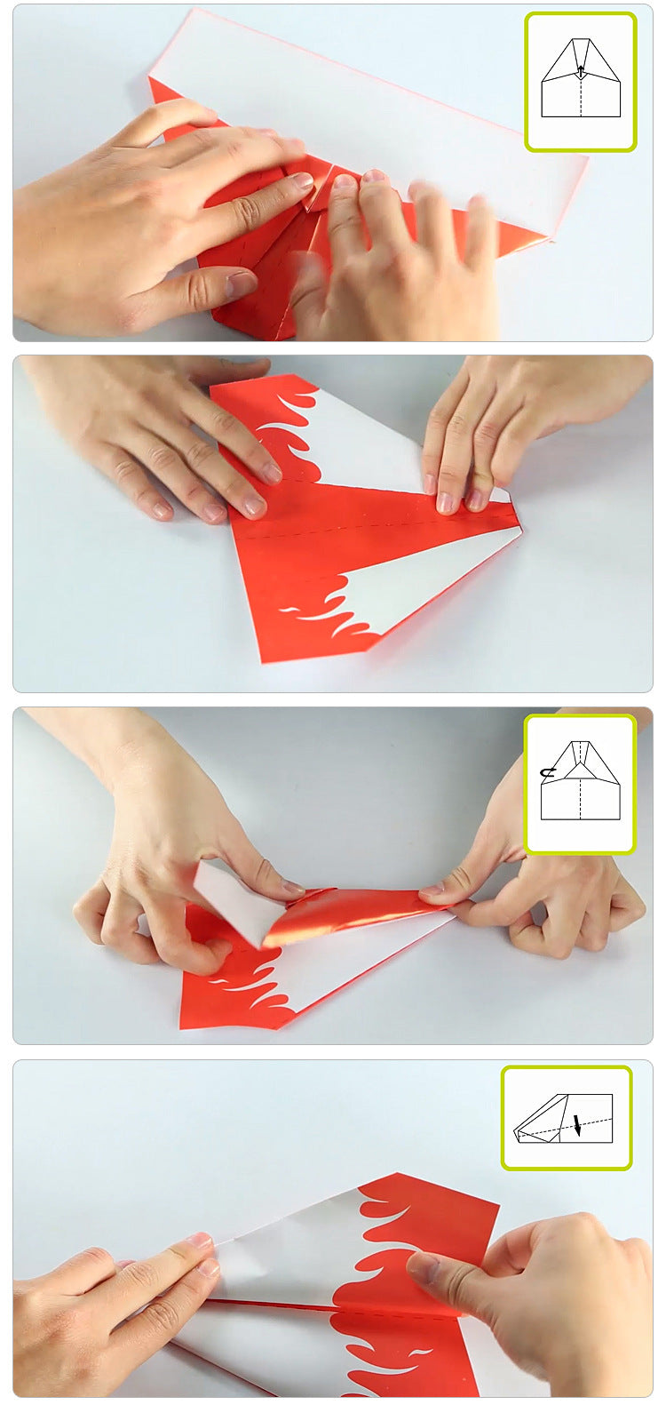 Motor electric hand throwing paper airplane