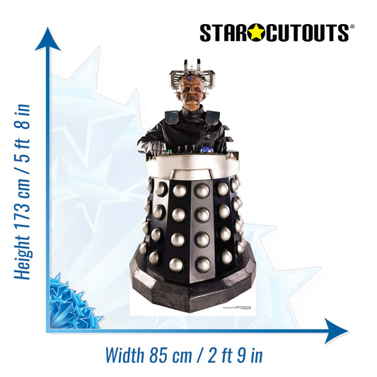 SC123 Davros Cardboard Cut Out Height 173cm