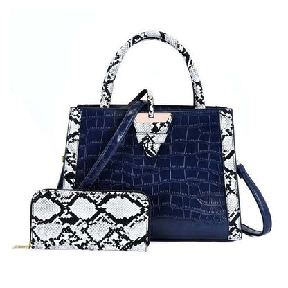Single shoulderPattern Two-Piece Handbag Shoulder Bag