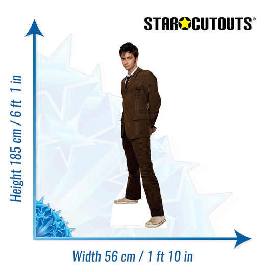 SC125 The Doctor Brown Suit David Tennant Cardboard Cut Out Height 185cm