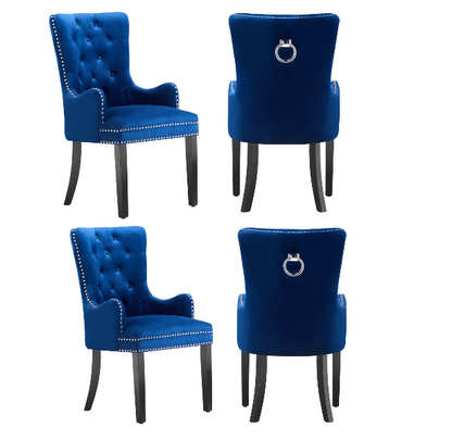 Windsor LUX Velvet Dining Chair (with armrests)
