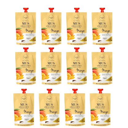 Fruit puree with cereals Mango & Millet flakes & Coconut flakes 100g