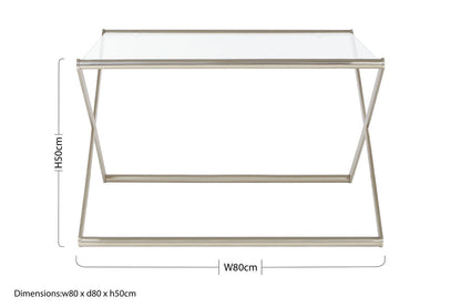 Roma Square Coffee Table