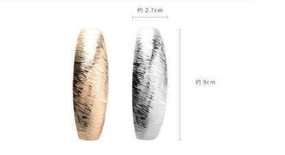 Korean New Headwear Simple Brushed Metal Curved Hair Clips Wild Elegant Horsetail Clip Small  Horizontal Clip