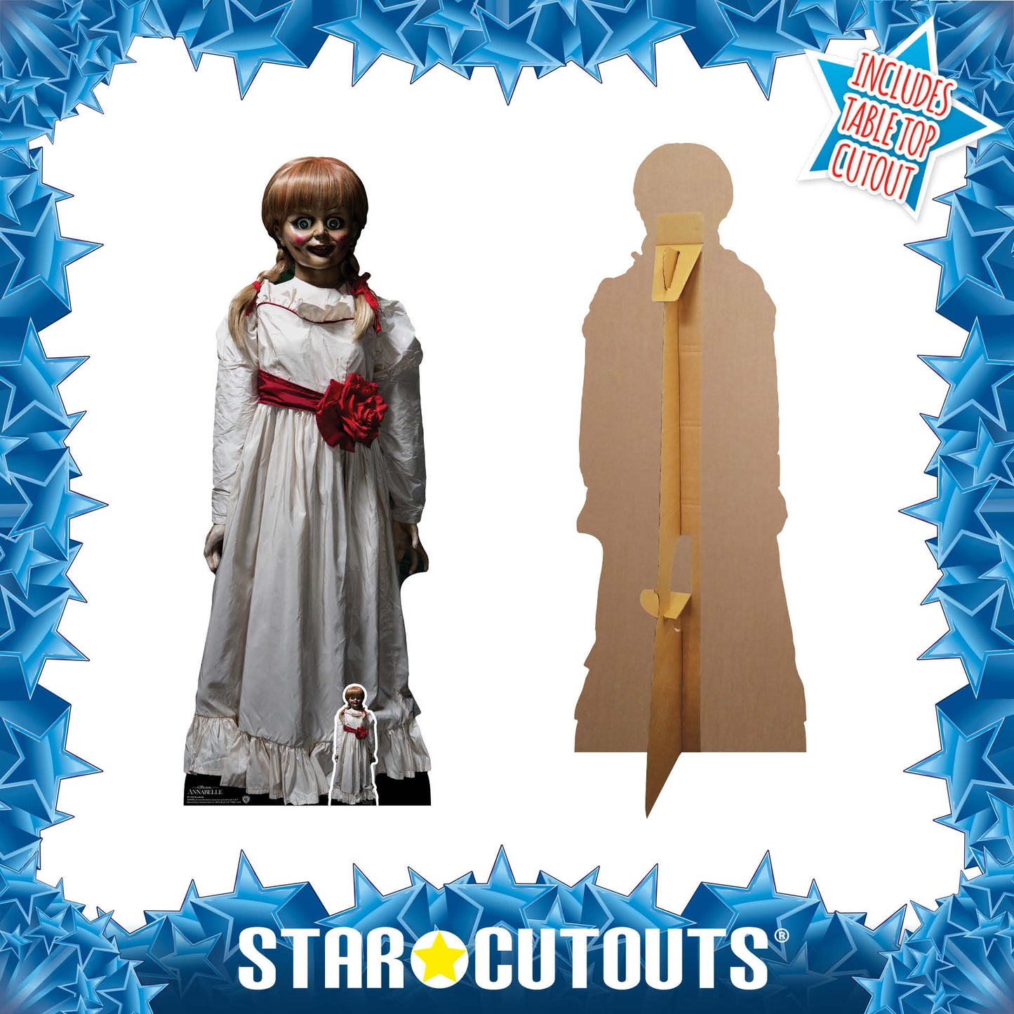 SC1393 Annabelle Doll Cardboard Cut Out Height 129cm