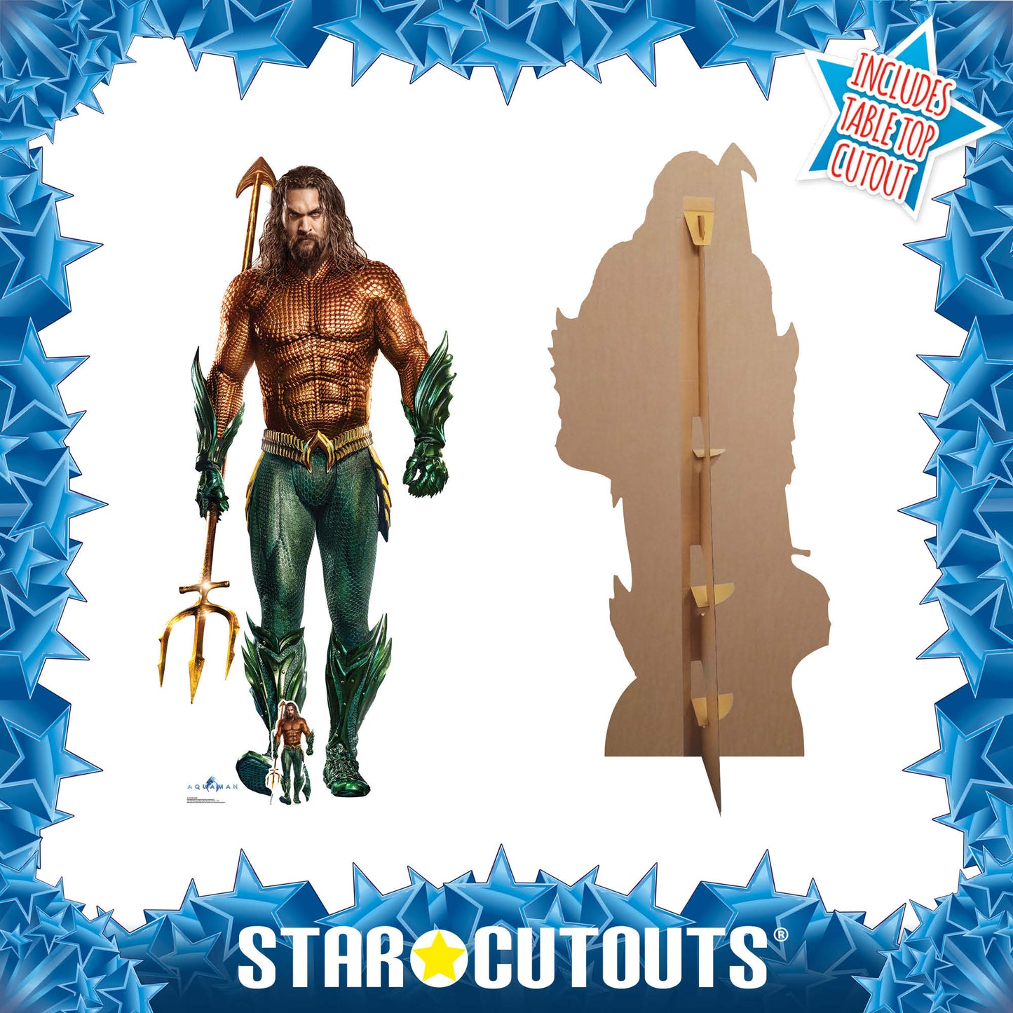 SC1397 Aquaman Cardboard Cut Out Height 194cm