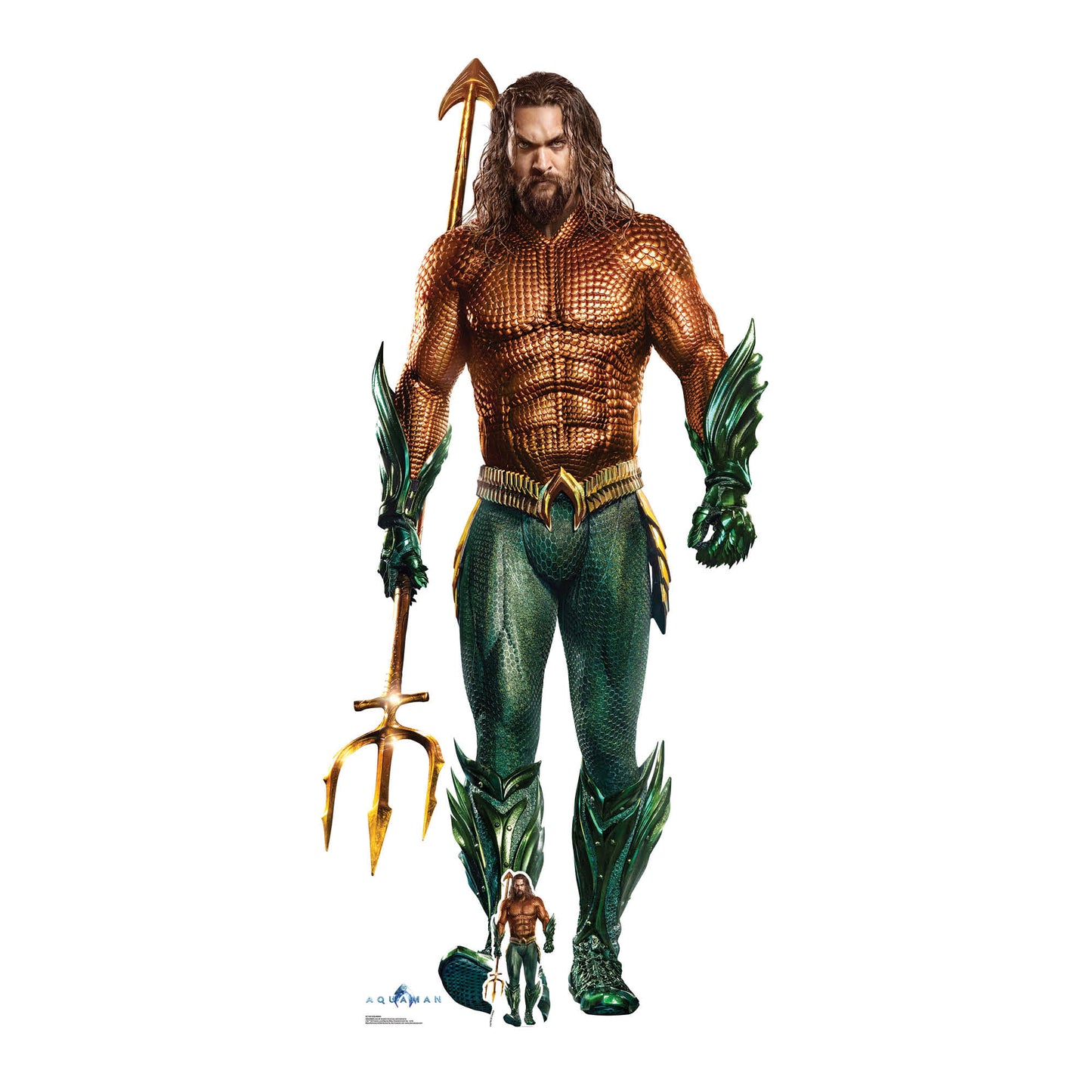 SC1397 Aquaman Cardboard Cut Out Height 194cm