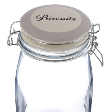 Diego Biscuit Glass Storage Jar 1500ml