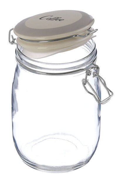 Diego Coffee Glass Storage Jar 1000ml
