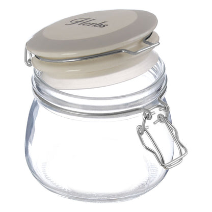 Diego Herbs Glass Storage Jar 500ml