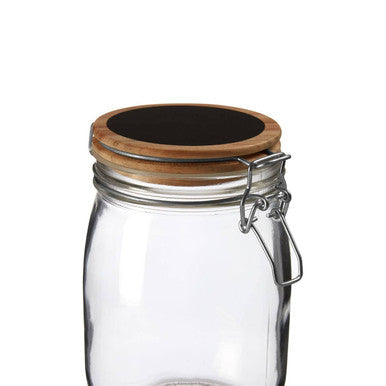Appert Medium Storage Jar With Pine Wood Lid