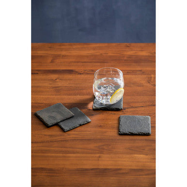 Set Of Four Slate Square Coasters