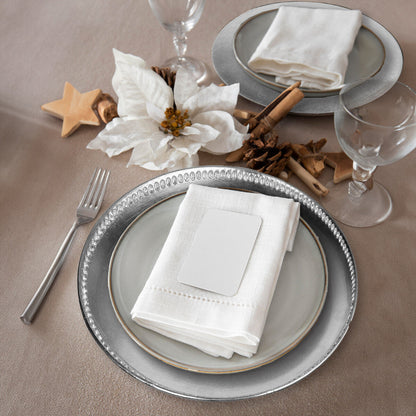 Radiance Silver Decorative Charger Plate