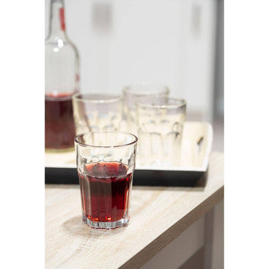 Set of 4 Clear Glass Tumblers 360ml | Euri