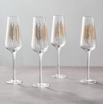 Jazz Champagne Glasses Set Of 4