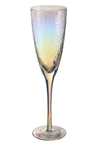 Aurora Set Of 4 Lustre Champagne Glasses