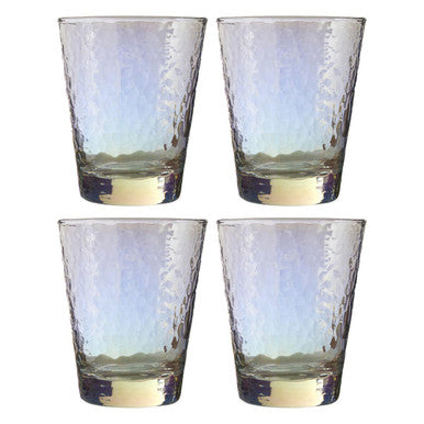 Aurora Set Of 4 Lustre Glass Tumblers