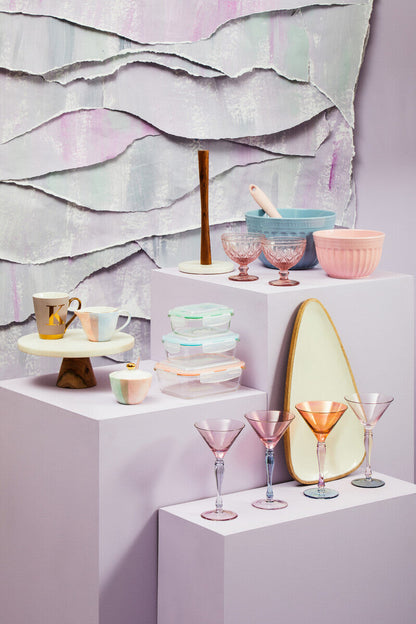 Aurora Set Of 4 Multicolour Cocktail Glasses