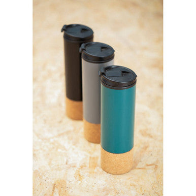 Mimo Black Double Wall Travel Mug