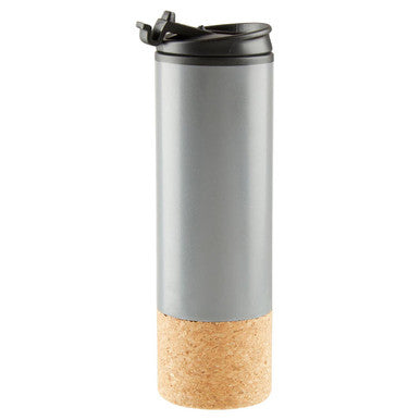 Mimo Cool Grey Double Wall Travel Mug