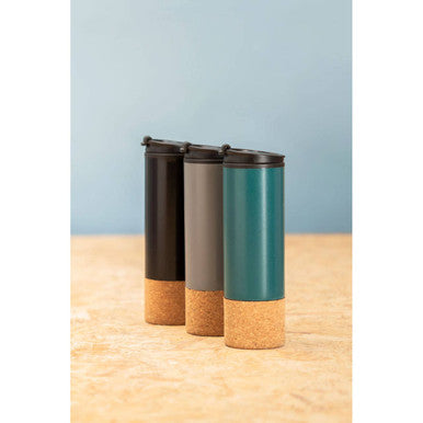 Mimo Cool Grey Double Wall Travel Mug