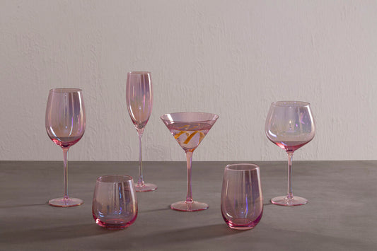 Frosted Deco Set Of 2 Gin Glasses