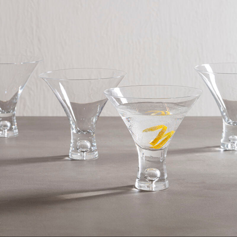 Mila Set Of 2 Clear Cocktail Glasses 330Ml
