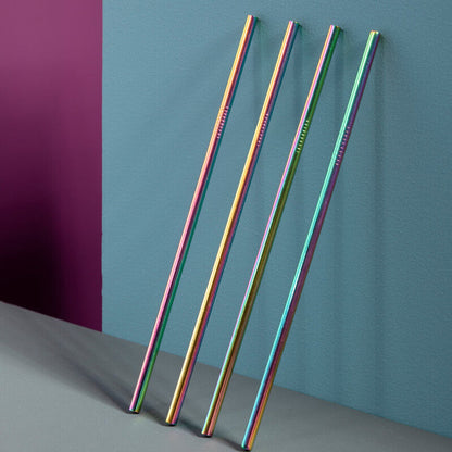 Set of 4 Oil Slick Drinking Straws | Mimo