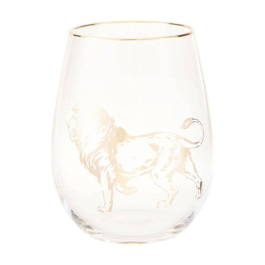 Nomi Gold Lion Curved Tumbler