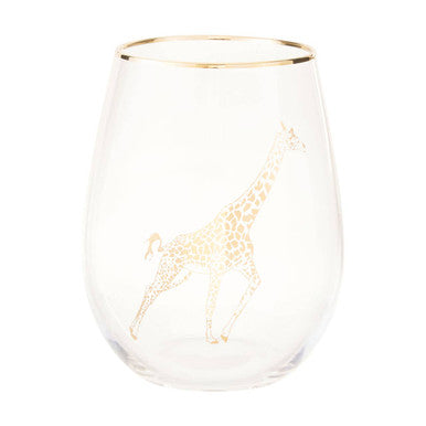 Nomi Gold Giraffe Curved Tumbler
