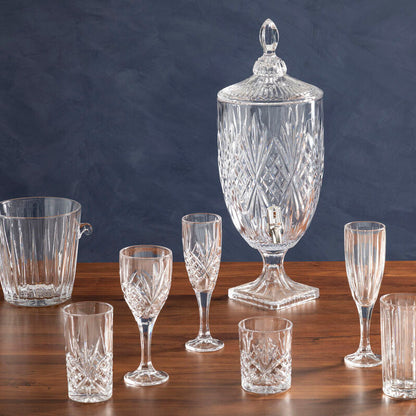 Beaufort Set Of 4 Crystal  Champagne Glasses