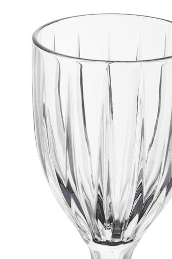 Beaufort Set Of 4 Crystal  Wine Glasses