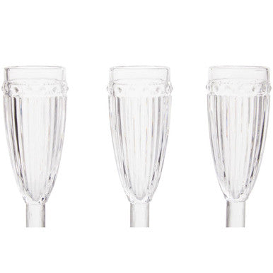 Auclair Set Of Four Champagne Glasses