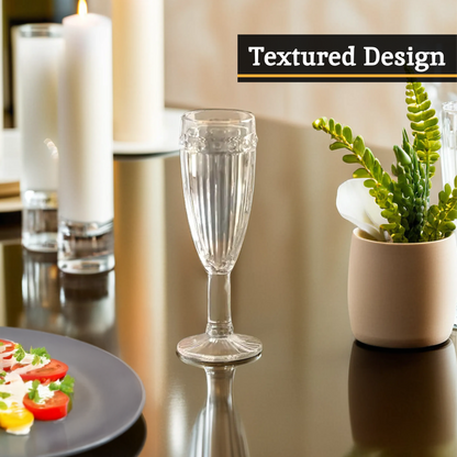 Auclair Set Of Four Champagne Glasses