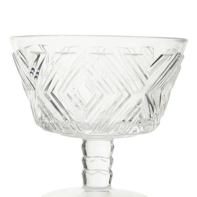Fleur Set of 4 Glass Dessert Bowls