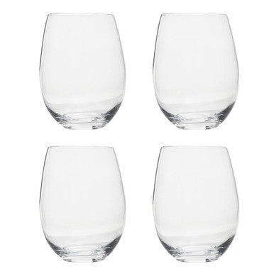Ada Set Of 4 Crystal Tumblers
