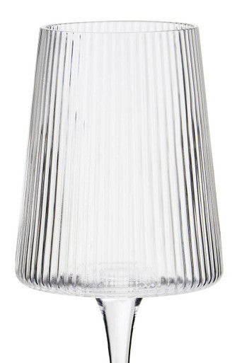 Eldon Set Of Four Ribbed Wine Glasses Mob Packaging