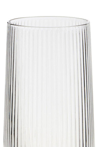 Eldon Set Of Four Ribbed Hi Ball Glasses