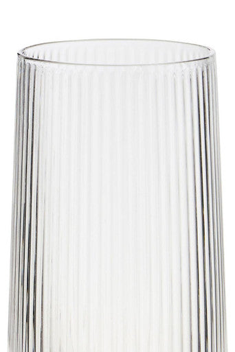 Eldon Set Of Four Ribbed Hi Ball Glasses
